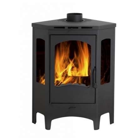 Печь-камин Бавария панорама угловая Амазонка бай фото в Бобруйске