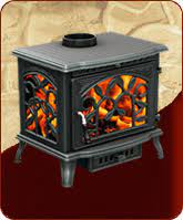 Печь-камин чугунный FireWay Demetra в интерьере Амазонка бай фото в Бобруйске