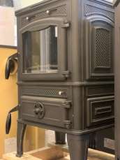 Печь-камин FireWay Dacha патина бронза в интерьере Амазонка бай фото в Бобруйске