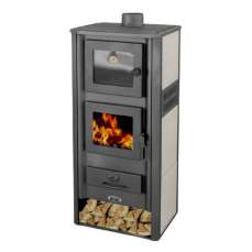 Печь-камин с духовкой Blist Ambasador LM R Амазонка бай фото в Бобруйске