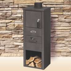 Печь-камин Blist Ekonomik LM стальная дверца фото в Бобруйске