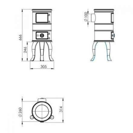 Купить Печь-камин NORDflam Ermis в Бобруйске Амазонка бай фото в Бобруйске
