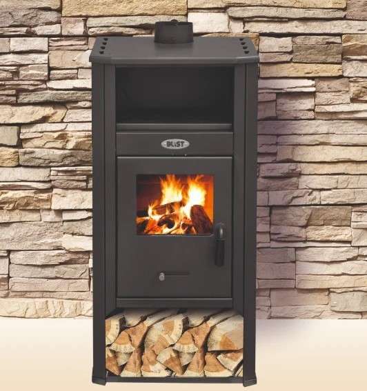 Печь-камин Blist Ambasador LM стальная дверца Амазонка бай фото в Бобруйске