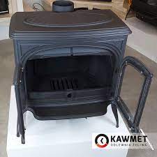 Купить Печь-камин KAWMET Premium ARES S7 (11,3 кВт) в интерьере чугунный в Бобруйске фото в Бобруйске