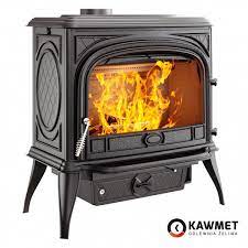 Купить Печь-камин KAWMET Premium SPHINX S6 (13,9 kW) в интерьере чугунный в Бобруйске фото в Бобруйске