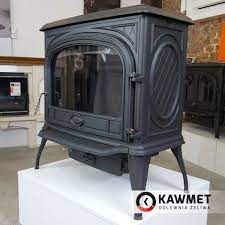 Купить Печь-камин KAWMET Premium SPHINX S6 (13,9 kW) в интерьере чугунный в Бобруйске фото в Бобруйске