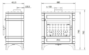 Печь-камин чугунный Invicta Siam в интерьере Амазонка бай фото в Бобруйске