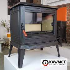 Купить Печь-камин KAWMET Premium ATHENA S12 (12,3 кВт) в интерьере чугунный в Бобруйске фото в Бобруйске