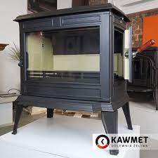 Купить Печь-камин KAWMET Premium ATHENA S12 (12,3 кВт) в интерьере чугунный в Бобруйске фото в Бобруйске