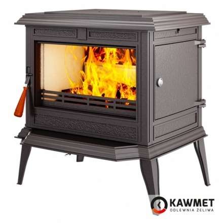 Печь-камин KAWMET Premium ATHENA S12 (12,3 кВт) Амазонка бай фото в Бобруйске