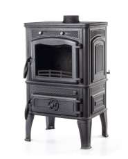 Печь-камин FireWay Dacha с варочной поверхностью чёрный Амазонка бай фото в Бобруйске