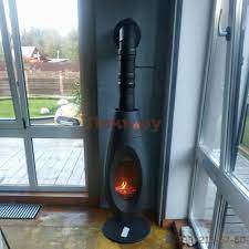 Печь-камин чугунный Invicta OVATIO в интерьере Амазонка бай фото в Бобруйске