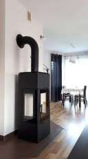 Купить Печь-камин Kratki THOR 8 View стальной в интерьере в Бобруйске Амазонка бай фото в Бобруйске