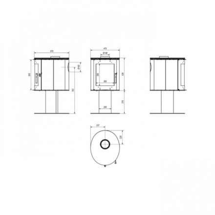 Купить Печь-камин Kratki Koza/Orbit в Бобруйске Амазонка бай фото в Бобруйске
