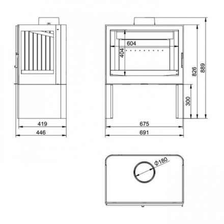 Купить Печь-камин KFD STO M 14 в интерьере чугунная в Бобруйске в Бобруйске