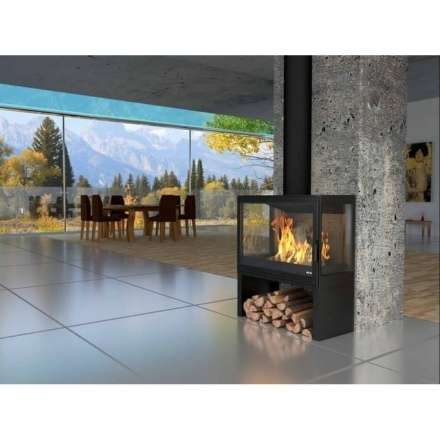 Купить Печь-камин KFD STO M 14 в интерьере чугунная в Бобруйске в Бобруйске