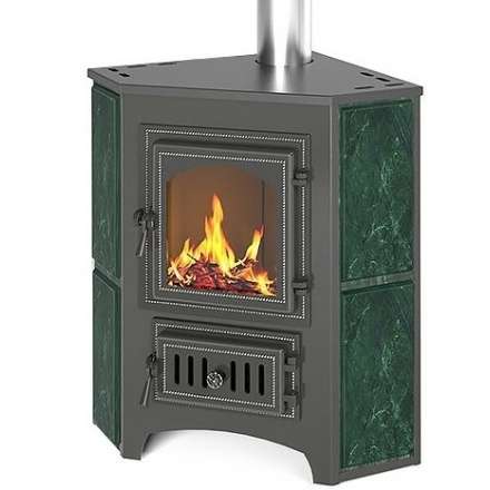 Печь-камин Везувий ПК-01 (220) угловой змеевик 9 кВт купить в Бобруйске