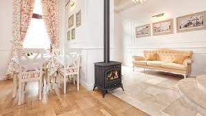 Купить Печь-камин Kratki Koza K6 с водяным контуром в интерьере в Бобруйске Амазонка бай фото в Бобруйске