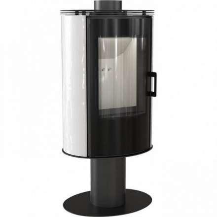 Печь-камин Kratki Koza/AB/S/NO/GLASS/Kafel/Bialy Амазонка бай фото в Бобруйске