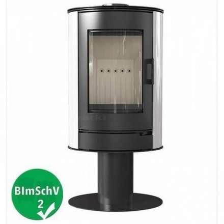 Купить Печь-камин Kratki KOZA/AB/S/N/KAFEL/BIALY (кафель белый) в интерьере в Бобруйске Амазонка бай фото в Бобруйске