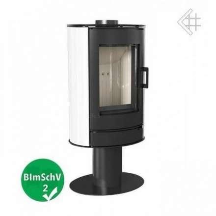 Печь-камин Kratki KOZA/AB/S/N/KAFEL/BIALY (кафель белый) Амазонка бай фото в Бобруйске