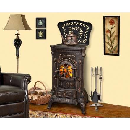 Печь-камин Ambra Eurokom Амбра Амазонка бай фото в Бобруйске