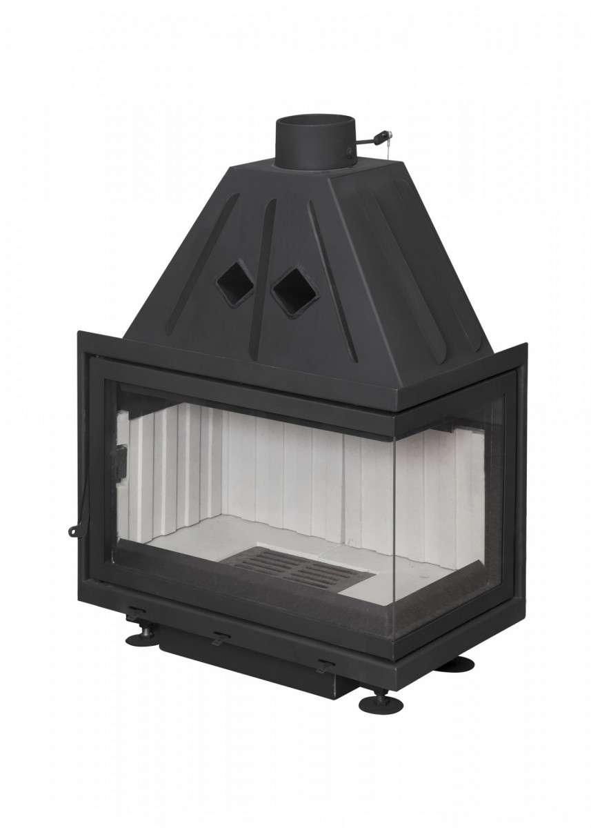 Каминная топка Экокамин Альфа 700 R два стекла правая купить в Бобруйске