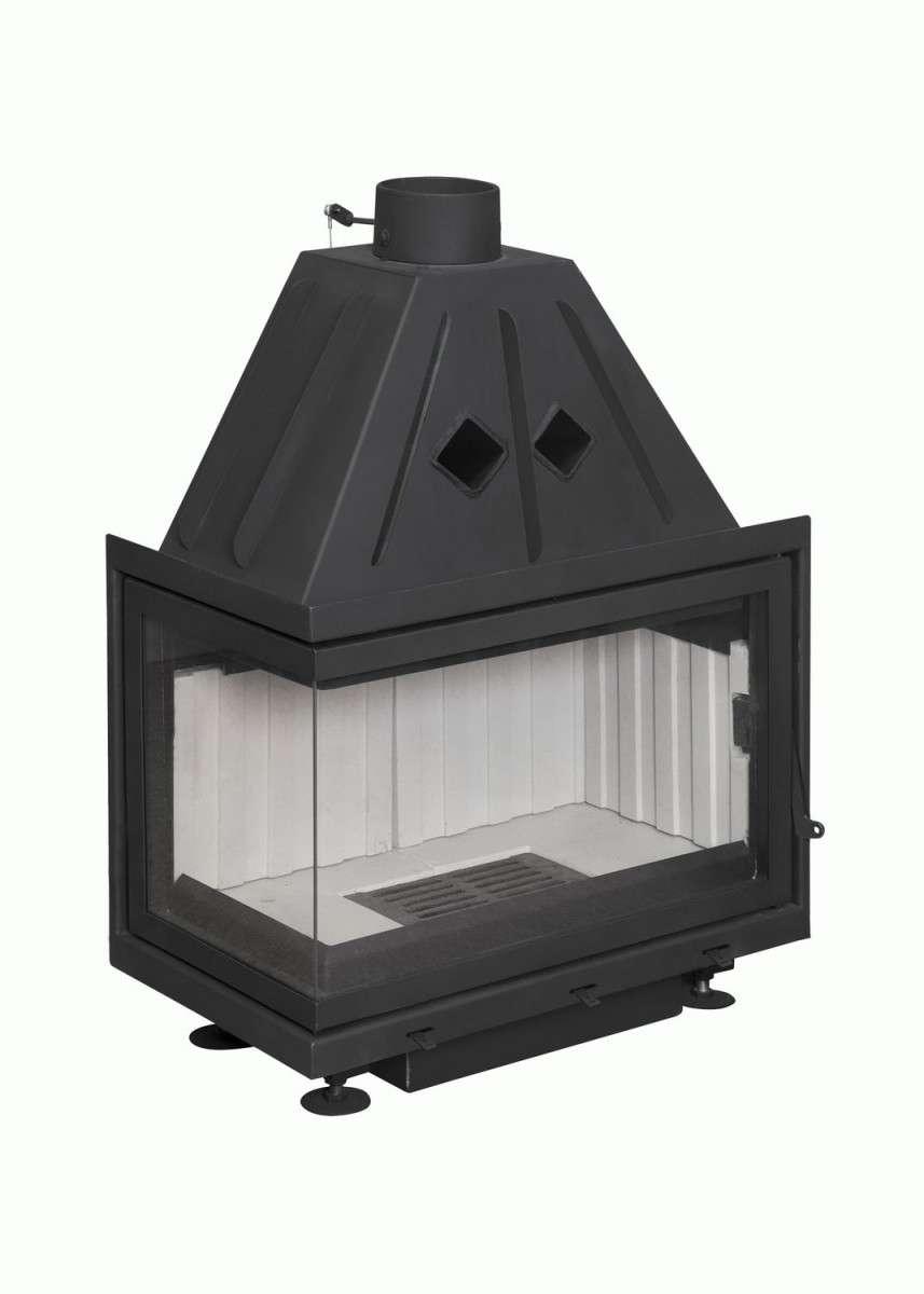 Каминная топка Экокамин Альфа 700 L два стекла левая купить в Бобруйске