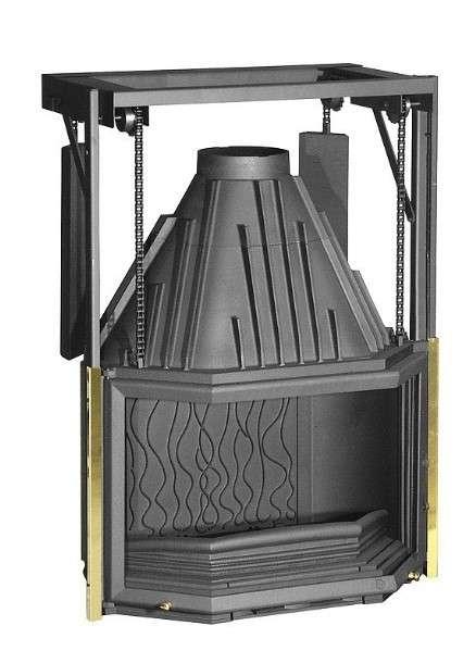 Каминная топка Invicta Prismatic 850 с подъёмом Амазонка бай фото в Бобруйске