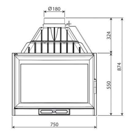 Каминная топка NORDflam Remus в Бобруйске
