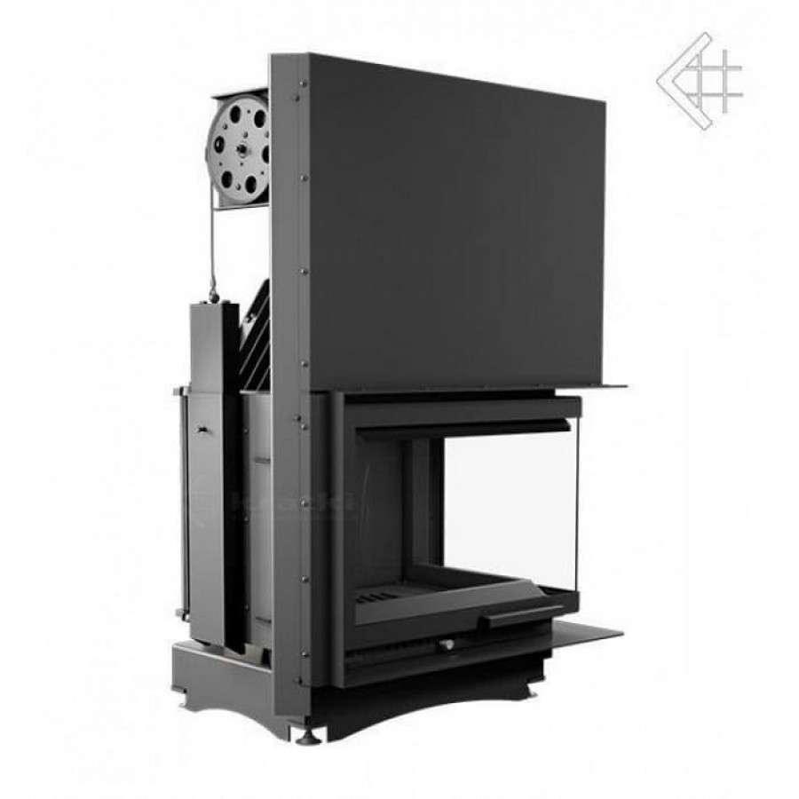 Каминная топка Kratki Zuzia/P/BS/G (угловое стекло справа,гильотина) Амазонка бай фото в Бобруйске