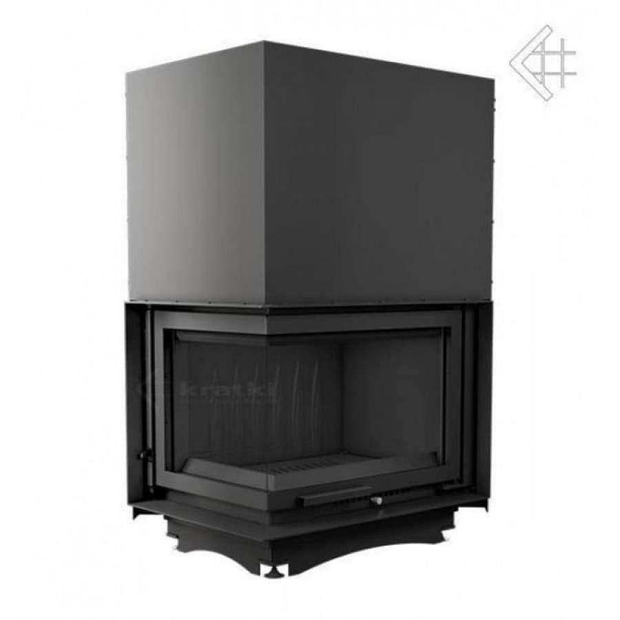 Каминная топка Kratki Zuzia/L/BS/G (угловое стекло слева, гильотина) Амазонка бай фото в Бобруйске
