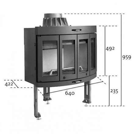 Каминная топка Jotul I400 Harmony в Бобруйске