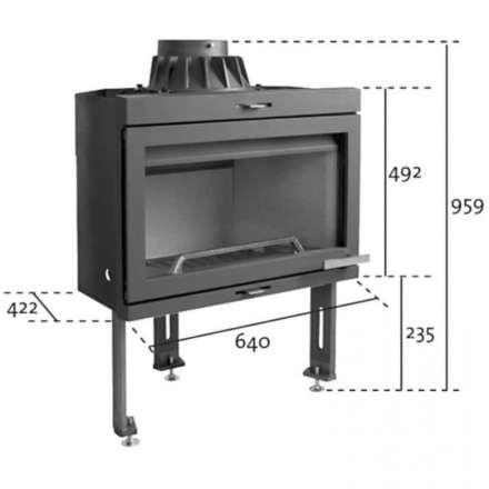 Каминная топка Jotul I 400 Panorama в Бобруйске