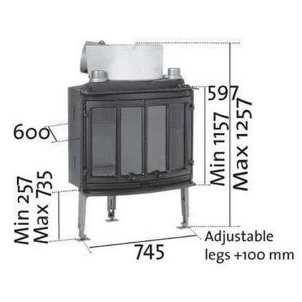 Каминная топка Jotul I 18 Harmony в Бобруйске