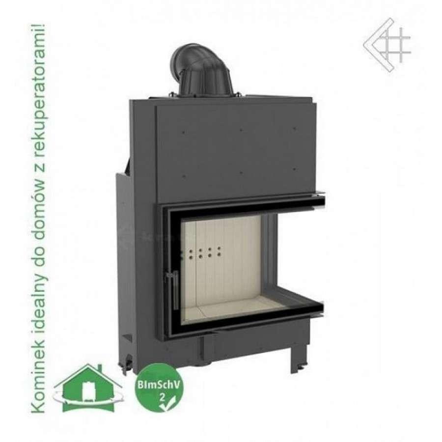 Каминная топка Kratki MBA/P/BS (угловое стекло справа) Амазонка бай фото в Бобруйске