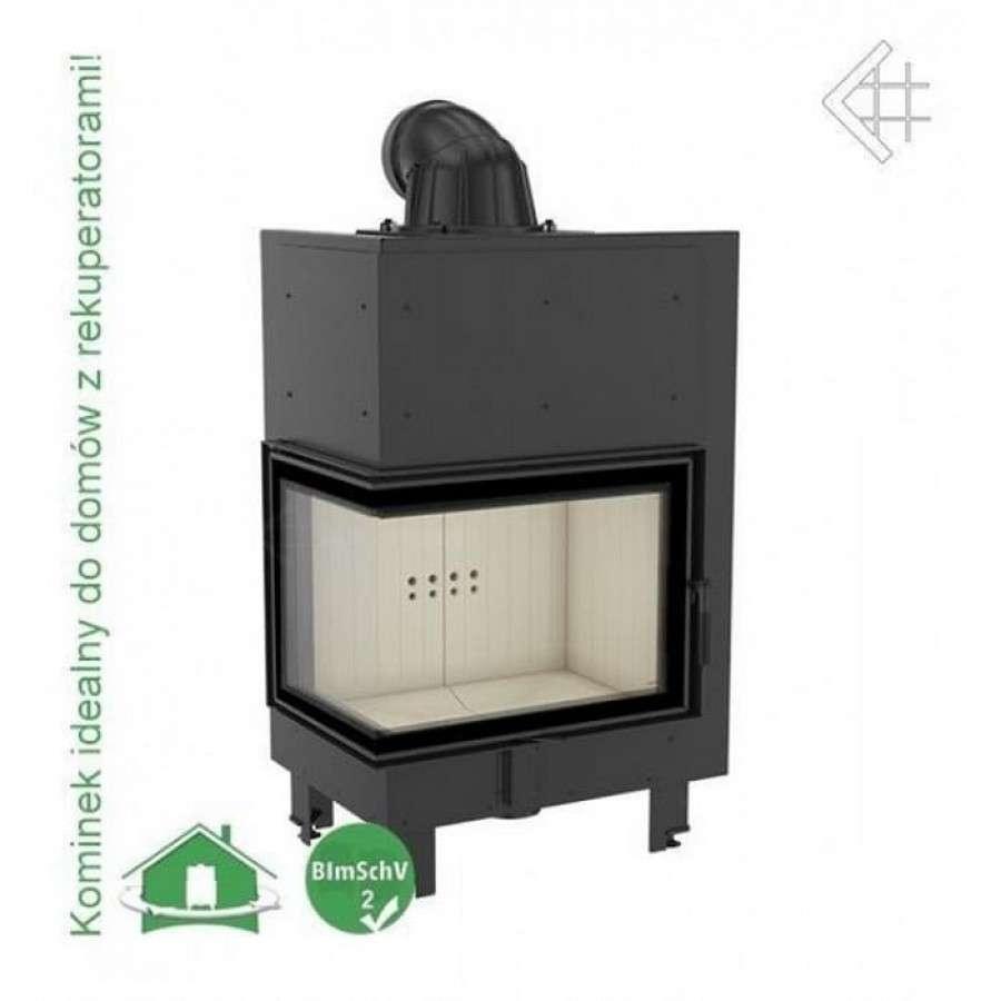 Каминная топка Kratki MBZ/P/BS (угловое стекло справа) Амазонка бай фото в Бобруйске