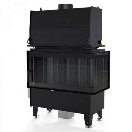 Каминная топка Defro Home RIVA ME BP SHORT угловая, с водяным контуром в Бобруйске