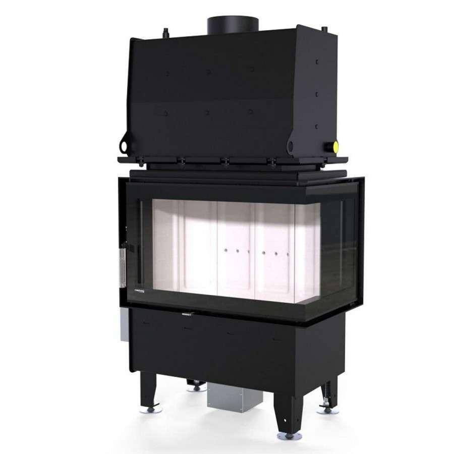 Каминная топка Defro Home RIVA SM BP SHORT угловая, с водяным контуром Амазонка бай фото в Бобруйске