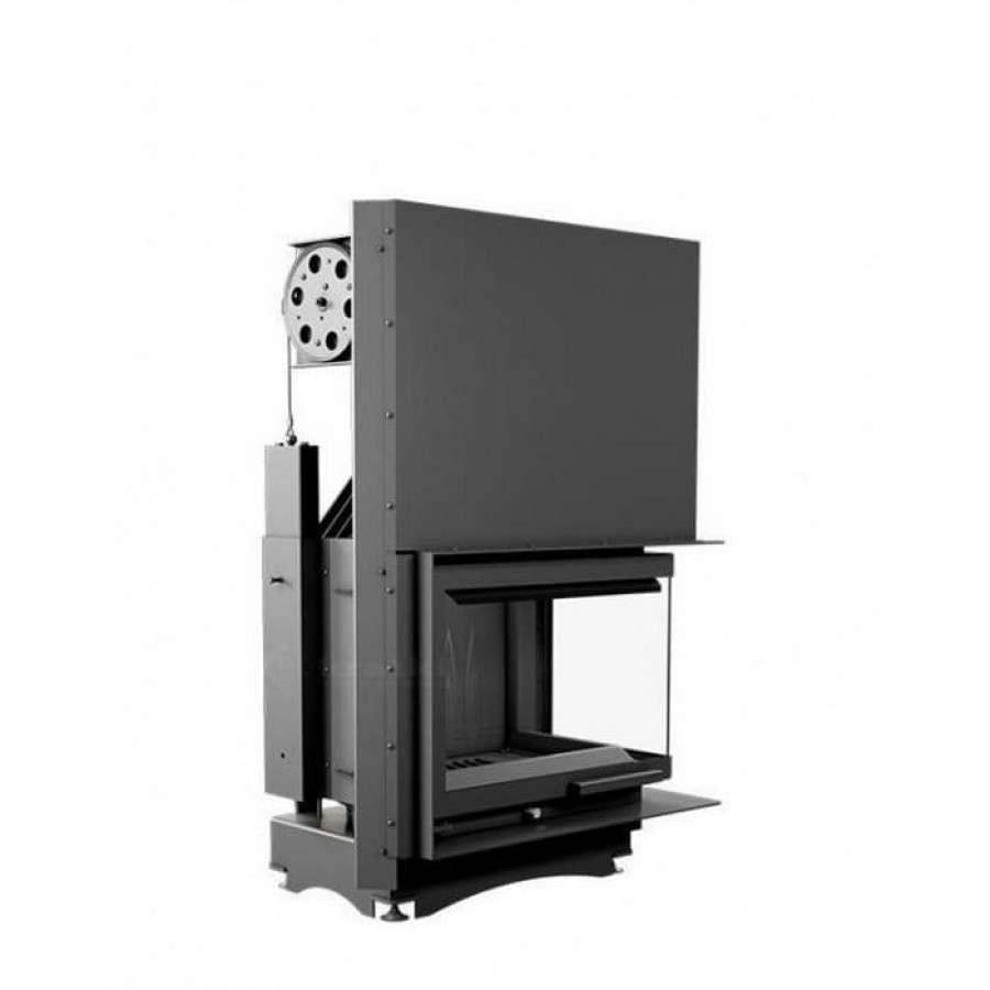 Каминная топка Kratki Maja/P/BS/G (угловое стекло справа,гильотина) Амазонка бай фото в Бобруйске