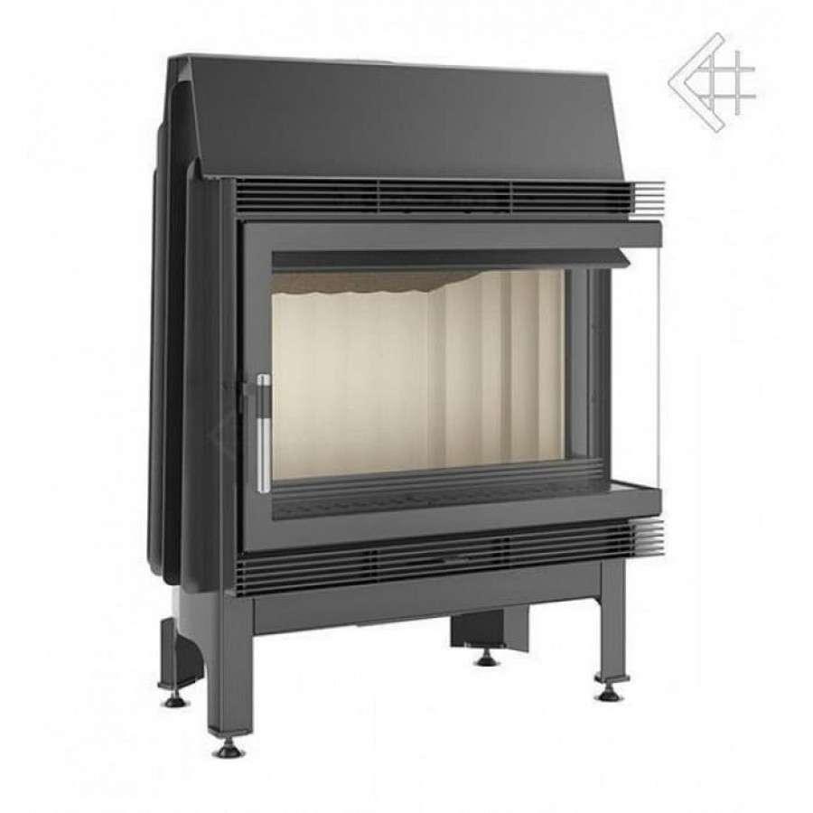 Каминная топка Kratki Blanka/670/570/P/BS (угловое стекло справа) Амазонка бай фото в Бобруйске