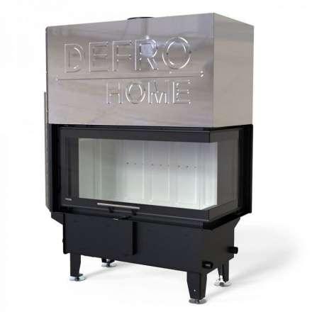 Каминная топка DEFRO HOME RIVA ME BL G SHORT угловая с водяным контуром и подъемом стекла вверх в Бобруйске