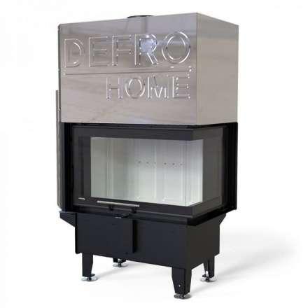 Каминная топка DEFRO HOME RIVA SM BL G SHORT угловая с водяным контуром и подъемом стекла вверх в Бобруйске