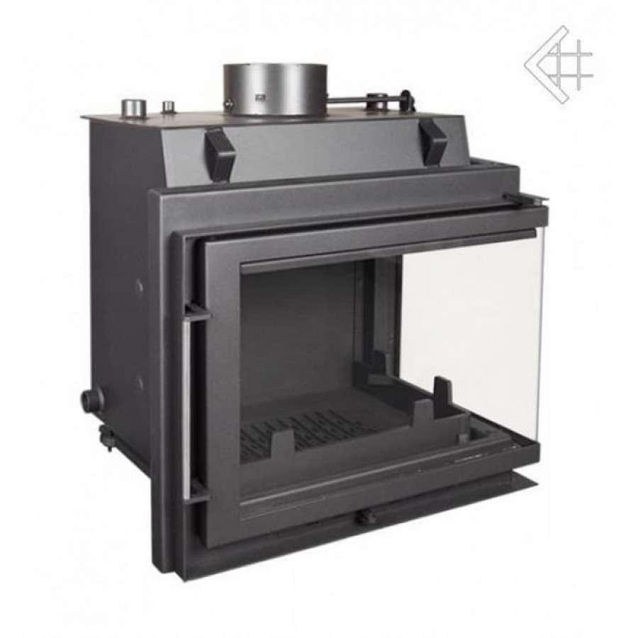 Каминная топка Kratki Maja/PW/BP/12/BS/W (угловое стекло справа, змеевик) Амазонка бай фото в Бобруйске