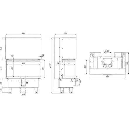 Каминная топка DEFRO HOME INTRA ME C G в Бобруйске