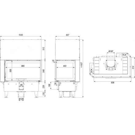 Каминная топка DEFRO HOME INTRA ME BP G в Бобруйске