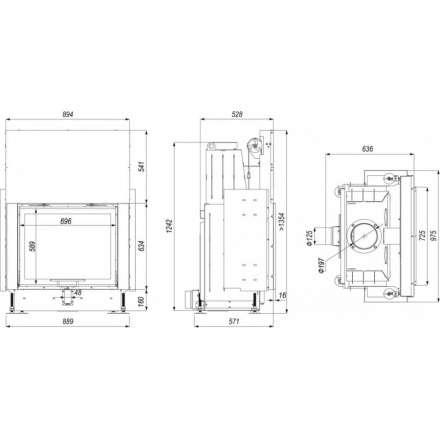 Каминная топка PORTAL ME G в Бобруйске