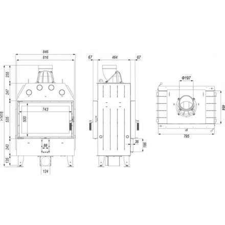 Каминная топка DEFRO HOME INTRA ME T в Бобруйске