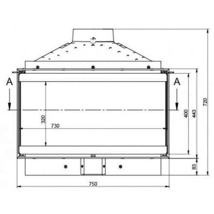 Каминная топка KFD ECO iMAX 7 3F standard в Бобруйске