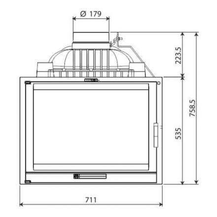 Каминная топка NORDflam LB CDP в Бобруйске